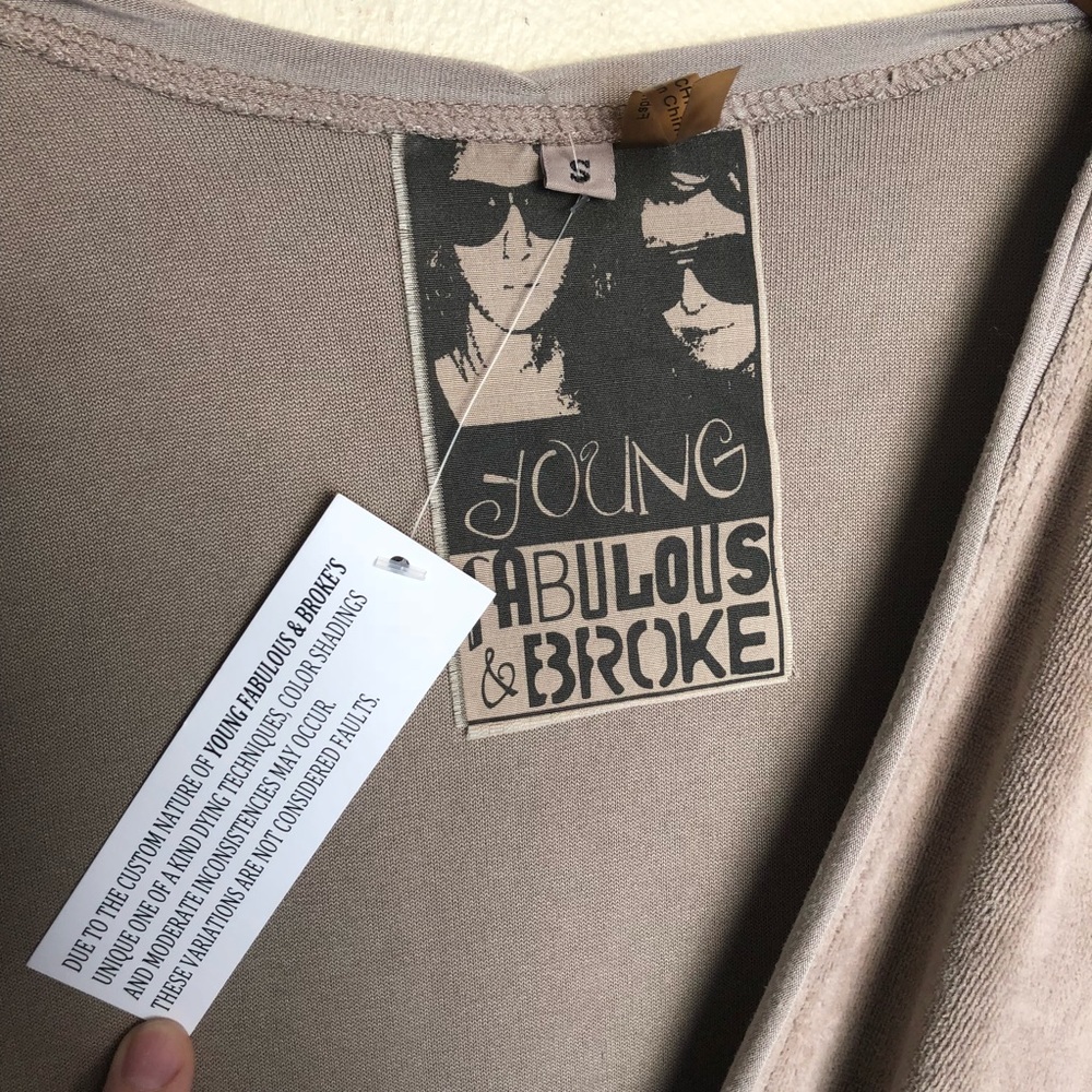 🎉HP🎉 Young Fabulous & Broke jumpsuit NWT - Picture 7 of 8